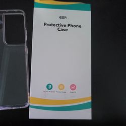 Yayoii Compatible with Samsung Galaxy S21 Ultra Case, Crystal Clear, Hard PC Back with Soft Silicone Edge Anti-Yellowing Scratch-Resistant Fully Prote