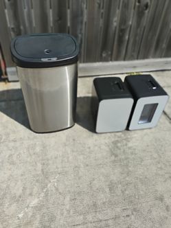 Trash can and mini fridge for part's