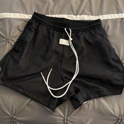 Nike x Fear Of God Shorts Stretch Mens M Mint Condition Black/Light Bone/Sail