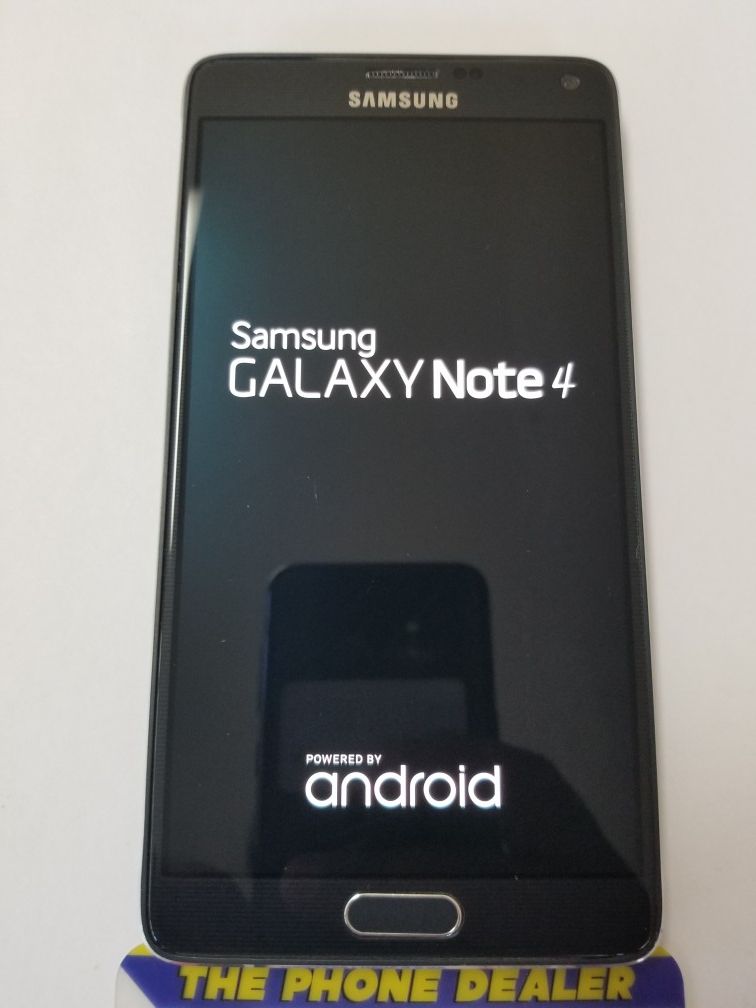 Unlocked samsung note 4 32g gray excellent