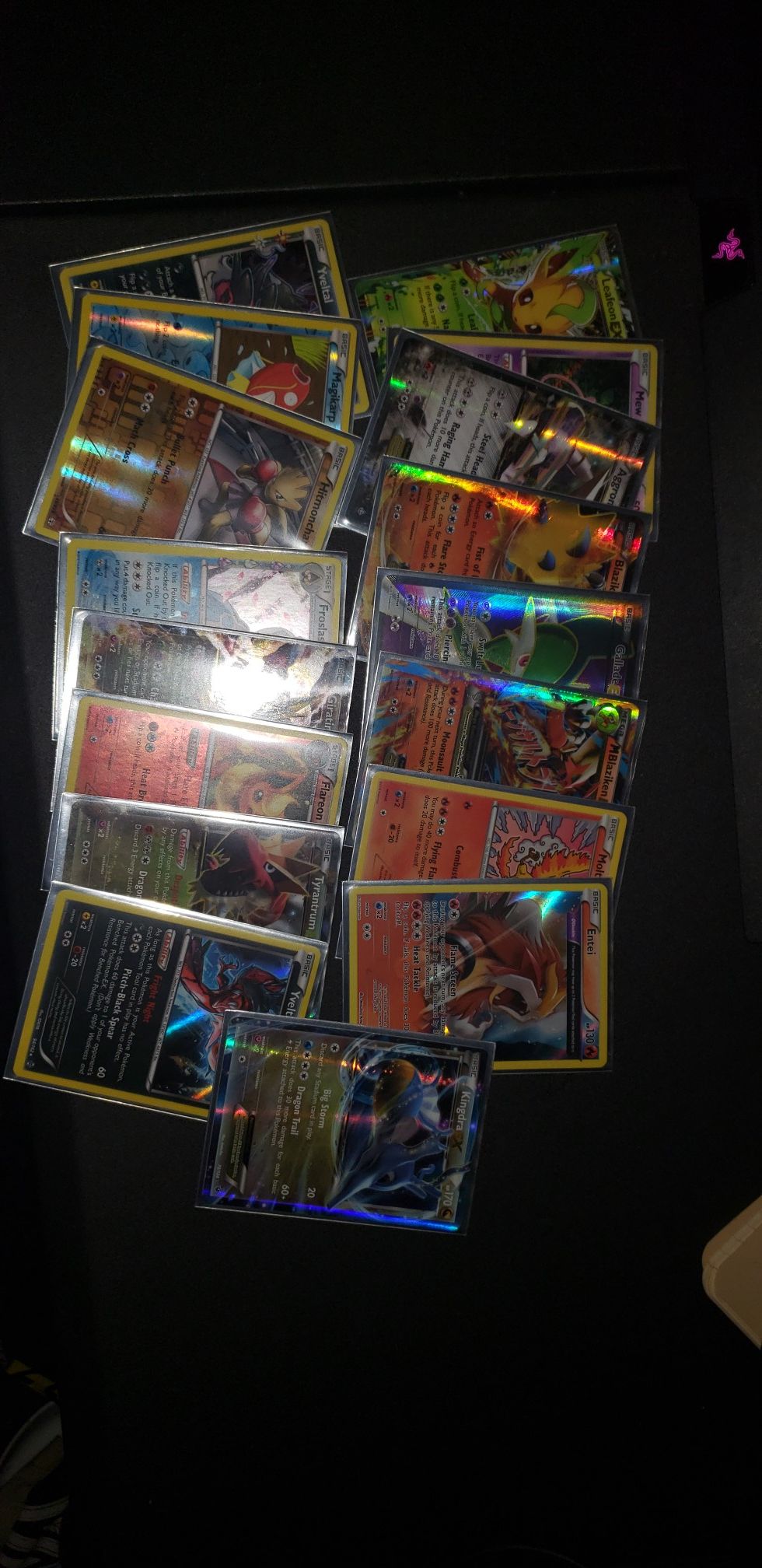 Pokemon card collection - 15+ rares in foil plus more not in foil