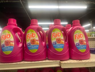 Fab Find Your Scent Wildflower Medley Laundry Detergent – 134 fl oz (88 Loads) – $4.99 Each