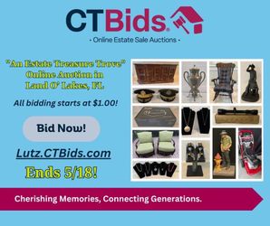 “An Estate Treasure Trove” Online Sale in Land O’ Lakes, FL Ends 5/18!