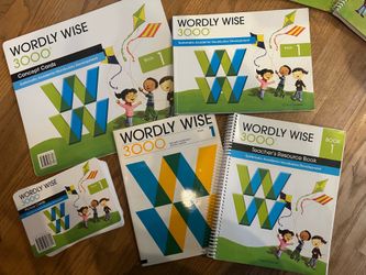 gifted program prep/wordly wise first grade set