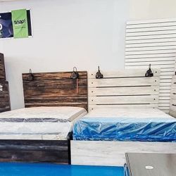 Brand New ▪️ $19 Down Payment Finance ▪️▪️Drystan Queen Panel 5 Piece Bedroom Set 
