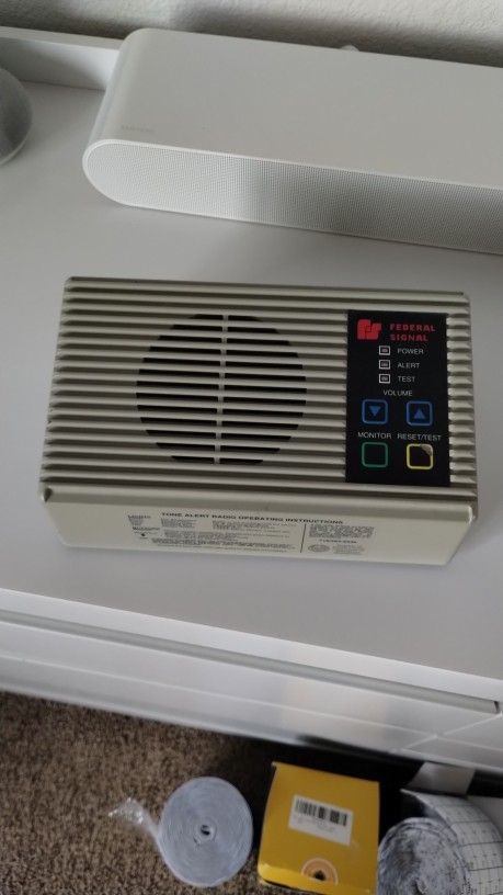 Federal Signal Informer, a tone-alert radio receiver designed for emergency management.