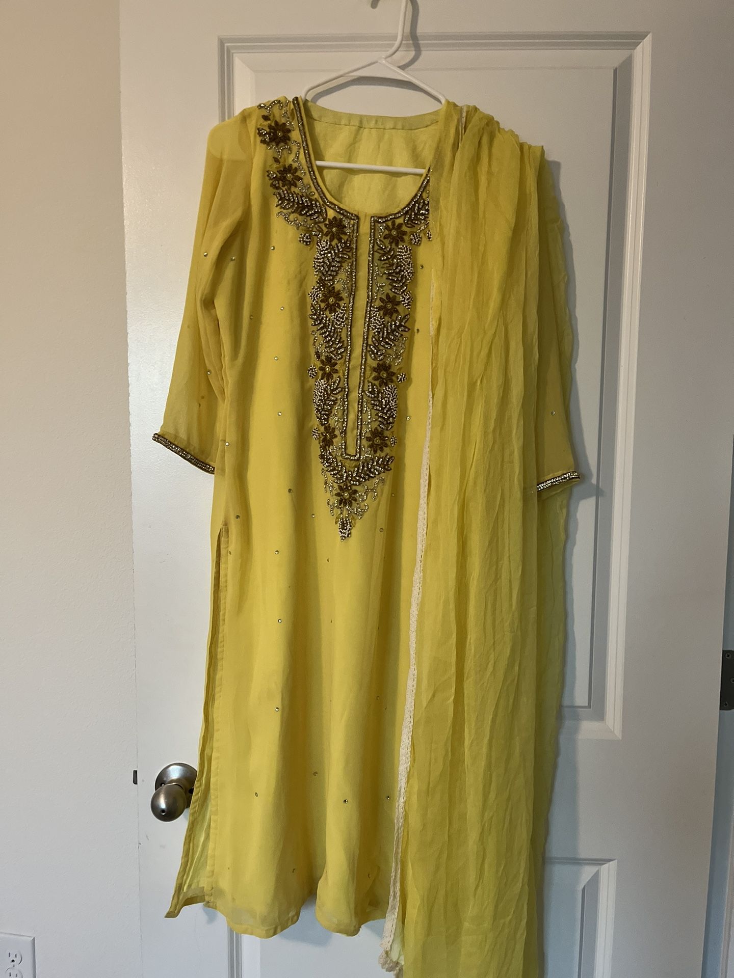 Yellow Salwar Kameez