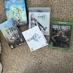 3 Games For Smokin Price! Final Fantasy 7 W/Origjnal Manuals (PS2&3) & Call Of Duty: Black Ops