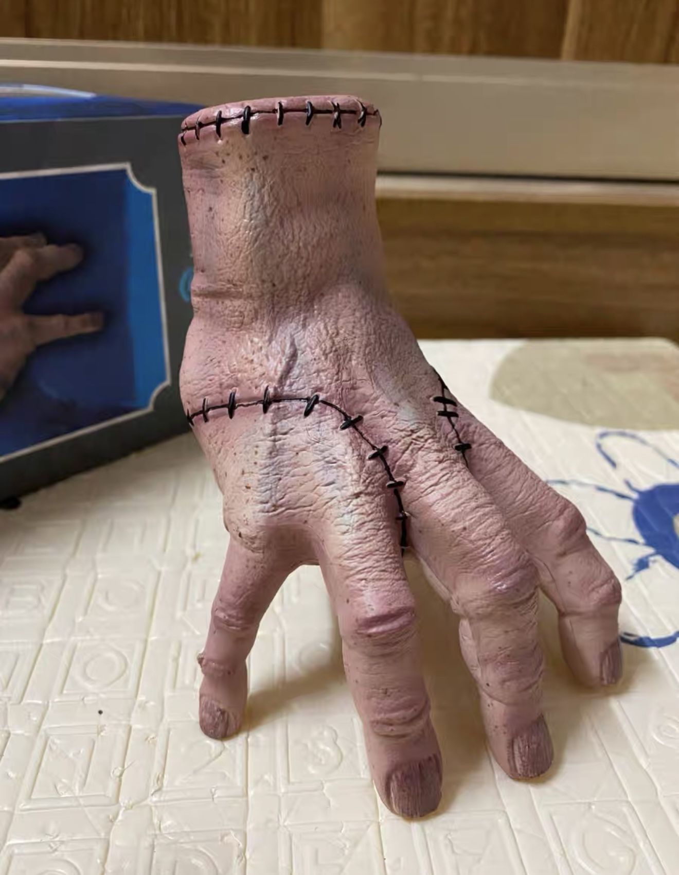 Halloween Scary Stitched Hand Decor | Spooky Prop