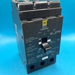 Square D EDB34020 Circuit Breaker 3 Pole 20 Amp