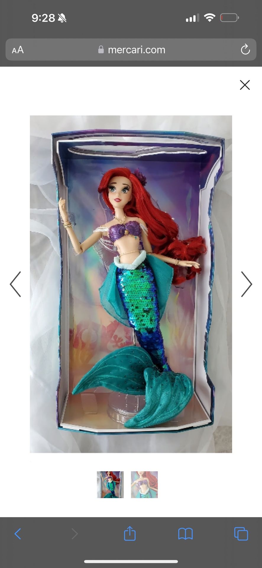 Limited Edition Ariel Doll 