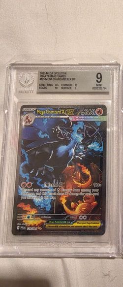 BGS 9 Mega Charizard X EX SIR Pokémon Card