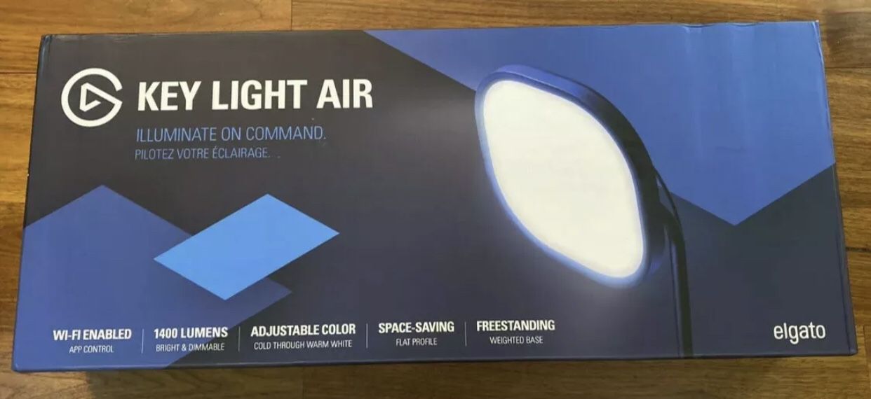 Elgato Key Light Air | Illuminate On Demand | 1400 Lumens