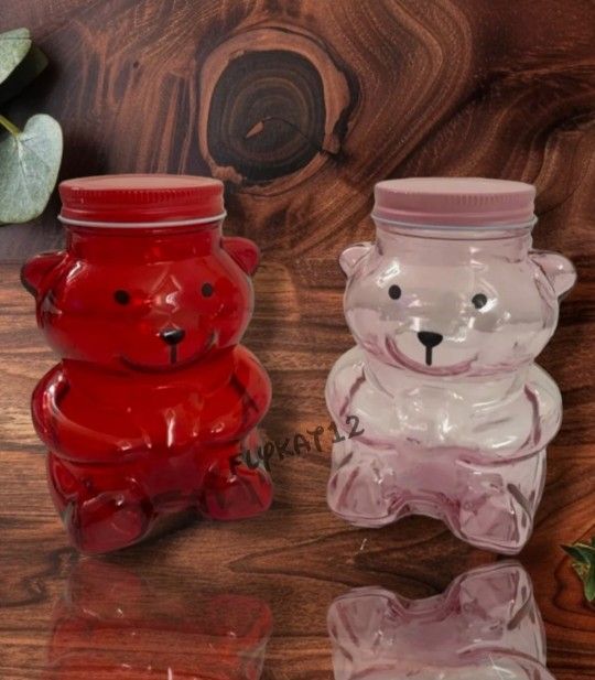 Valentine Bear Jars Duo