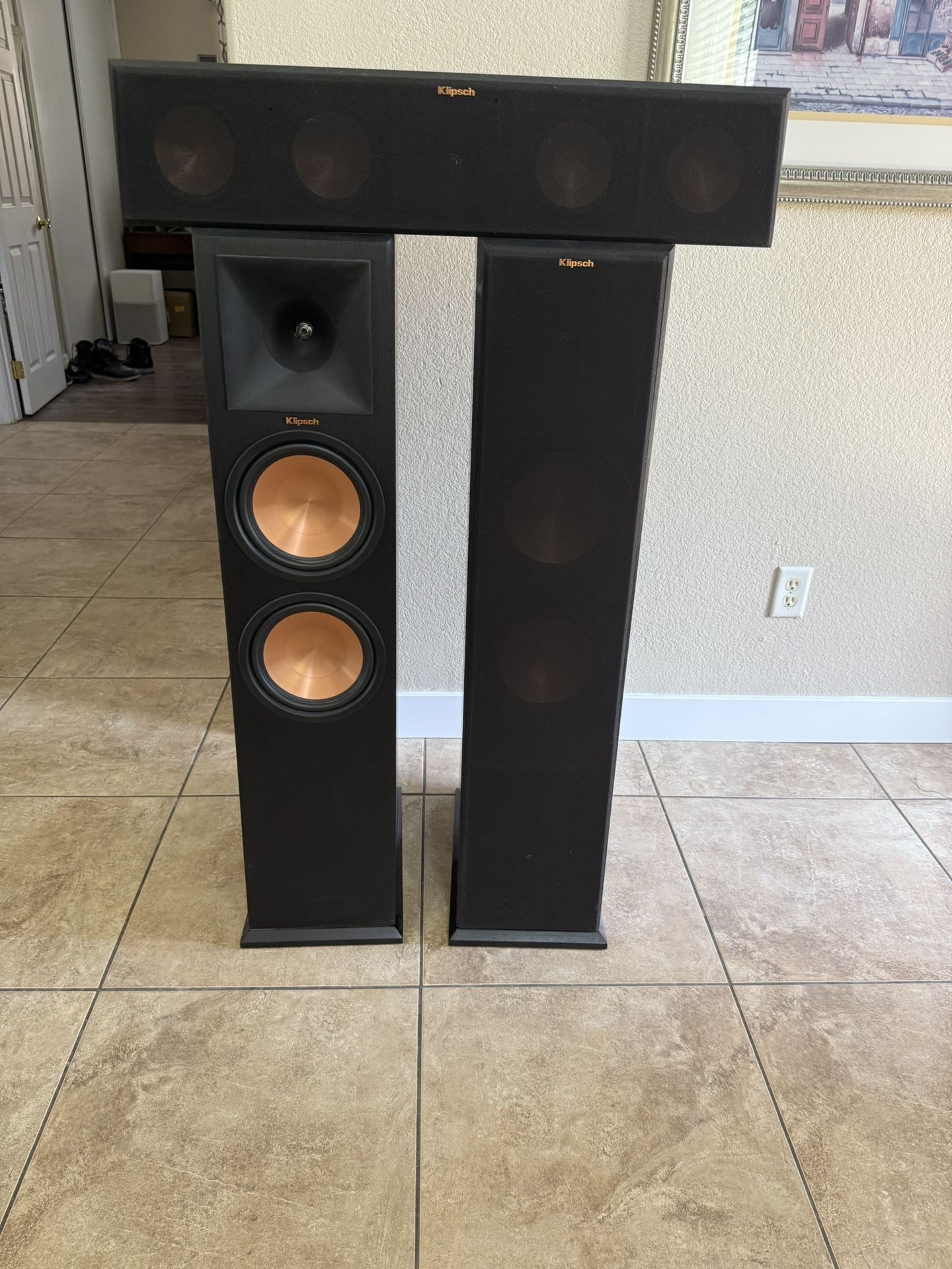 Tower Speakers & Center Chanel Speaker