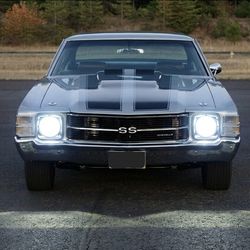 1972 To 1976 Chevy Chevelle Glass LED Headlight