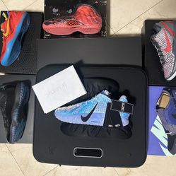 Ja Warning Label Limited Release Box, Case, Charm, Stranger Things Foamposite, Gamma 11, Kobe 6 3D, Year Of The horse, Voodoo 12.5, 13, 10.5, 10, 12.5