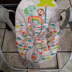 Baby swing with music