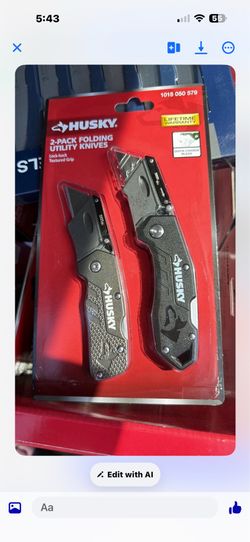 Husky box cutting knives brand new 2 pack