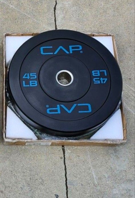 2x Cap Barbell 45lbs Bumper Plates