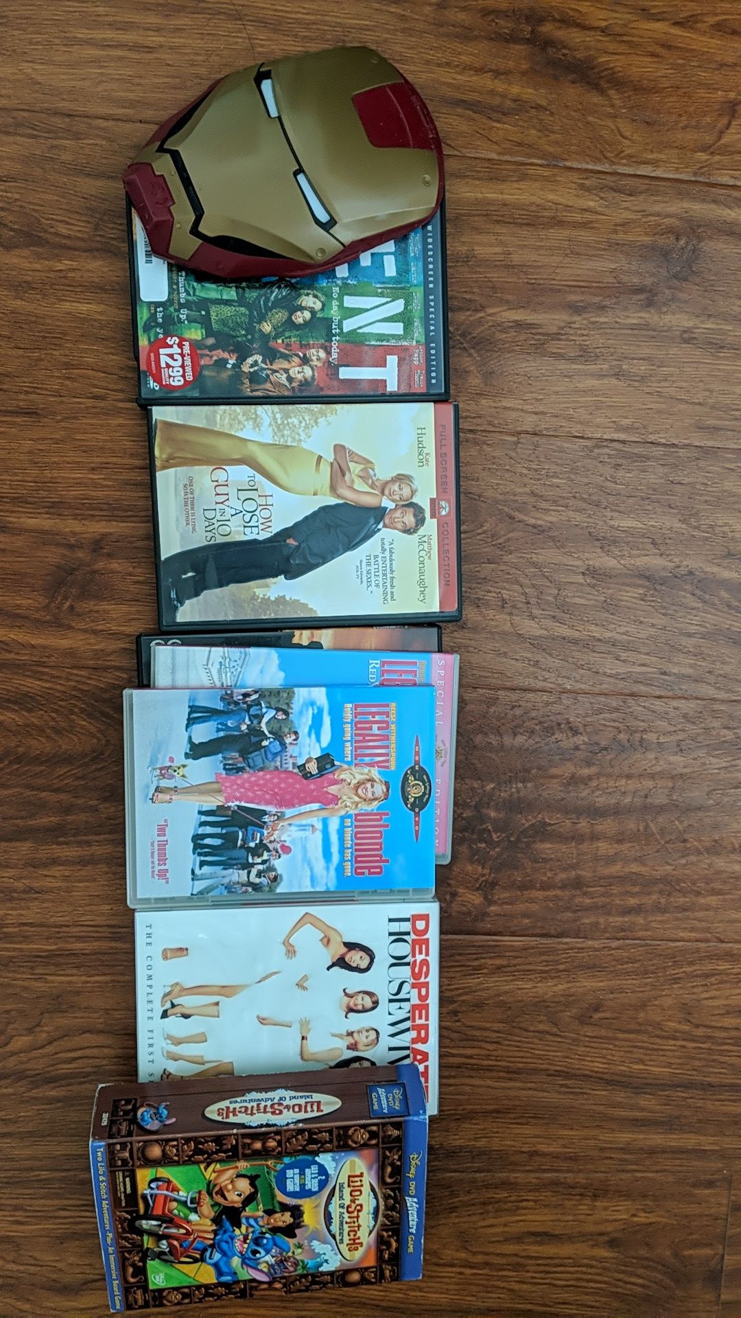 Free bundle of DVDs!