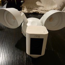 Ring Camera Wired with Spotlight