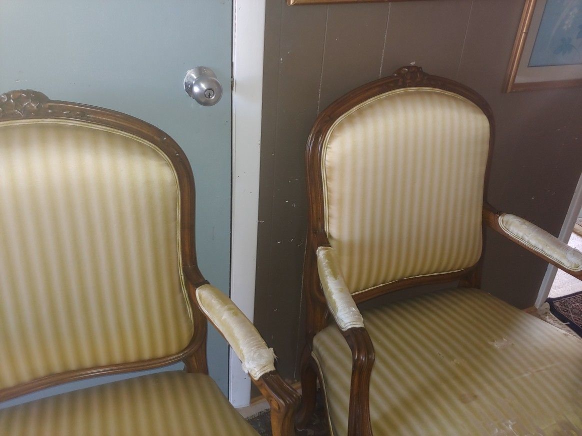 Apair French chair