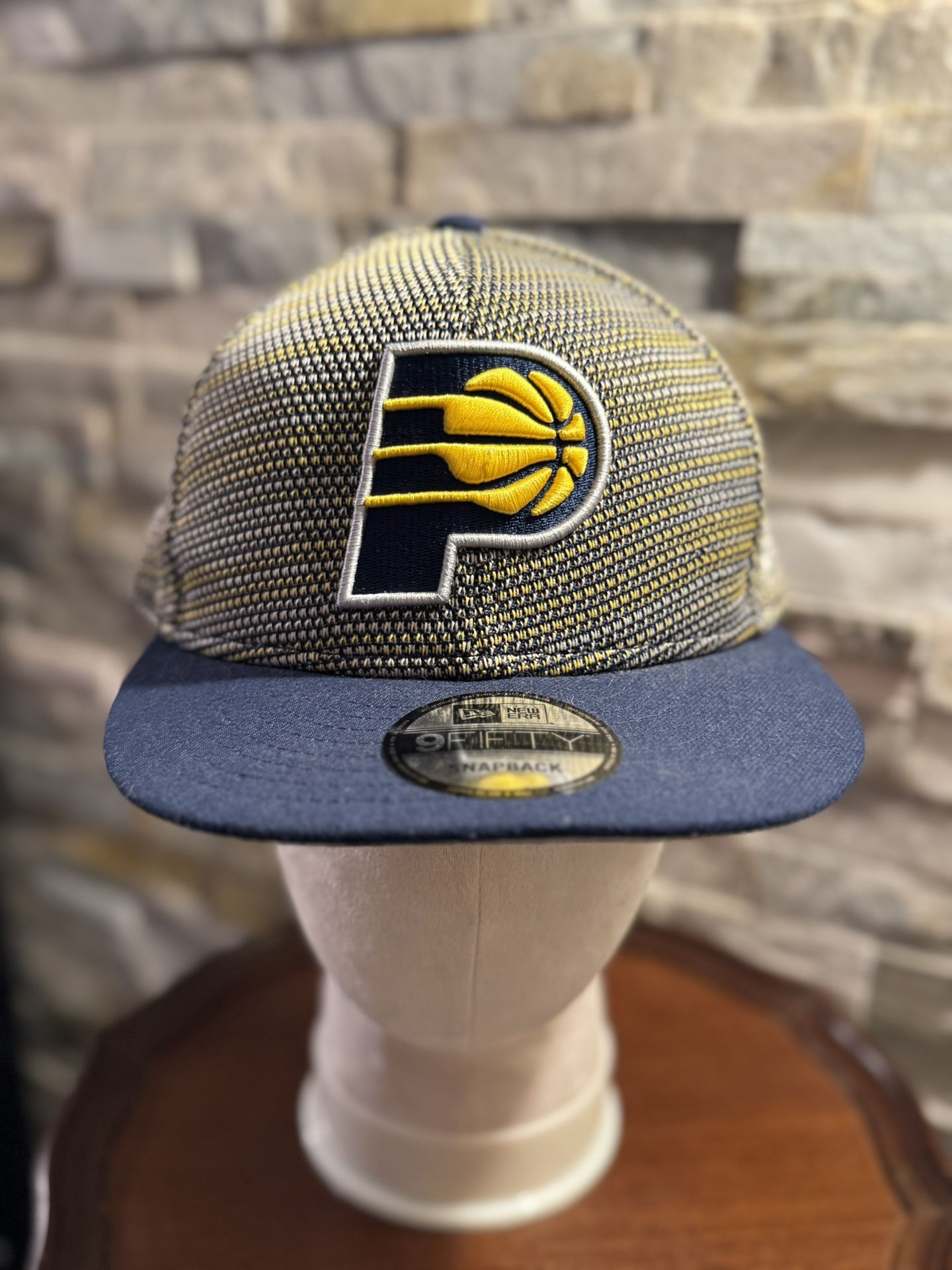 NBA Indiana Pacers SnapBack New Era 9Fifty Truckers Hat Cap NWOT #NBAHat #IndianaPacers #IndianaPacersCap #IndianaPacersHat #Snapback #TruckersHat