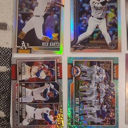 TOPPS BASEBALL CARDS AND ONE BASKETBALL CARD