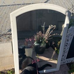 Vintage Wooden Mirror