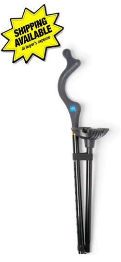 Medline Aluminum Posture Cane, Black
