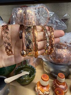 Pulseras de cobre mexicano! Cada una! Copper joint bracelets. Men and women!
