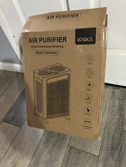 KNKA Pro Air Purifier, HEPA Air Purifier for Home Large Room up to 3500 Sq.ft/2h – Double-Sided Filter for Pets Odor, Allergies, Dust, Smoke, with Air