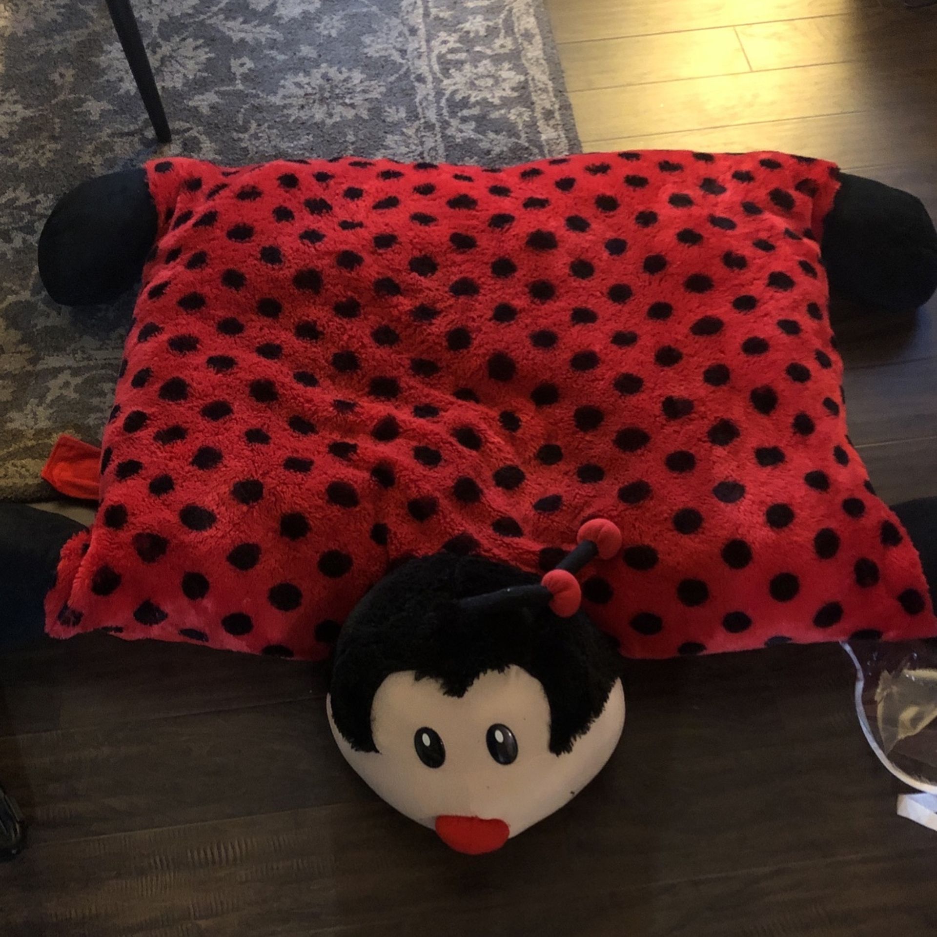 GIANT Ladybug Pillow Pet $10