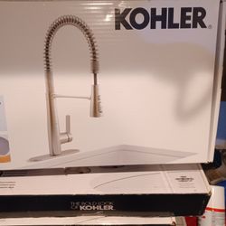 KOHLER STAINLESS STEEL KITCHEN FAUCET