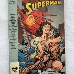 The Death of Superman First Printing Comic