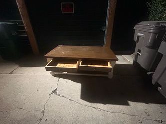 Solid wood coffee table