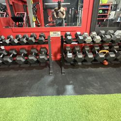 Dumbbells And Rack 