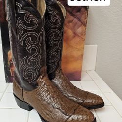 Palomino Ostrich Men's Western Boots Size 9