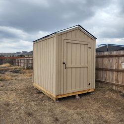 6x8 Lawnmower Shed Utility 