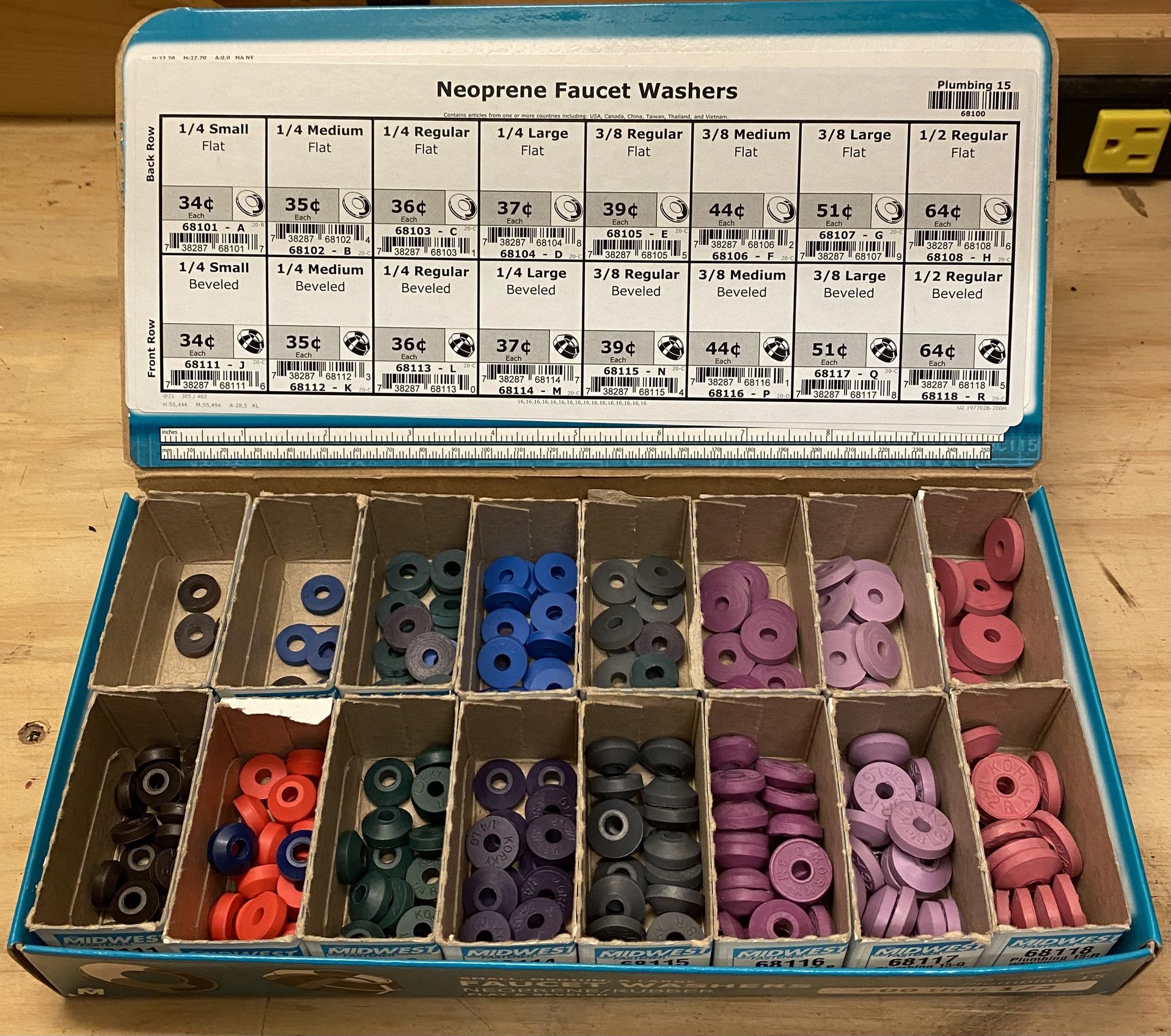 Neoprene Faucet Washers