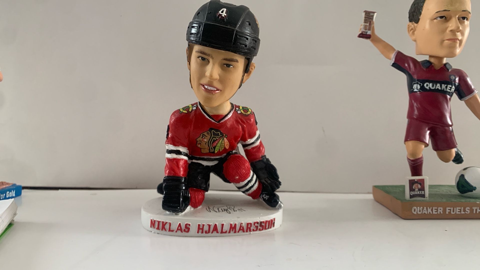 Chicago Blackhawks Niklas HjalmRsson  Bobble ahead 