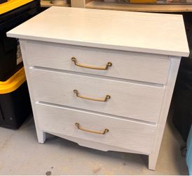 Magnolia Home by Joanna Gaines White 3-Drawer Dresser