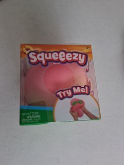 Squeeezy Peach Squishy Stress Toy