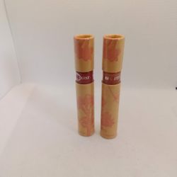 Couleur Caramel Lip Gloss, #805-Red Raspberry and #814-Brown Frosted, 