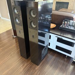 NHT VT-2 Home Theater Tower Speakers With 10” Subwoofers