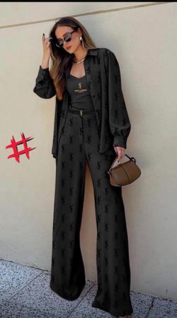 YSL- Woman’s 3 Pc Outfit - Black