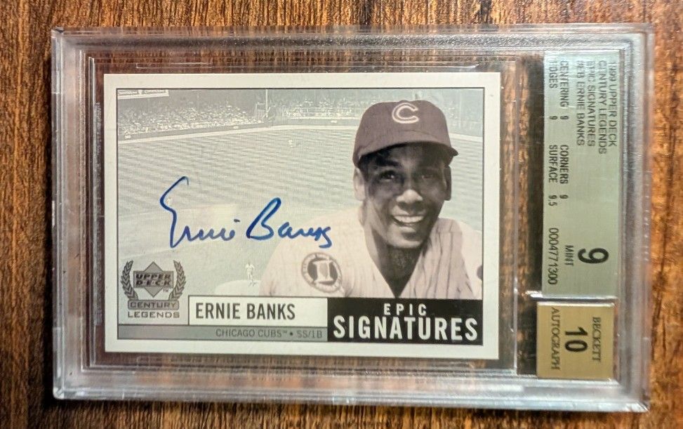 1999 Upper Deck Ernie Banks Epic Signatures