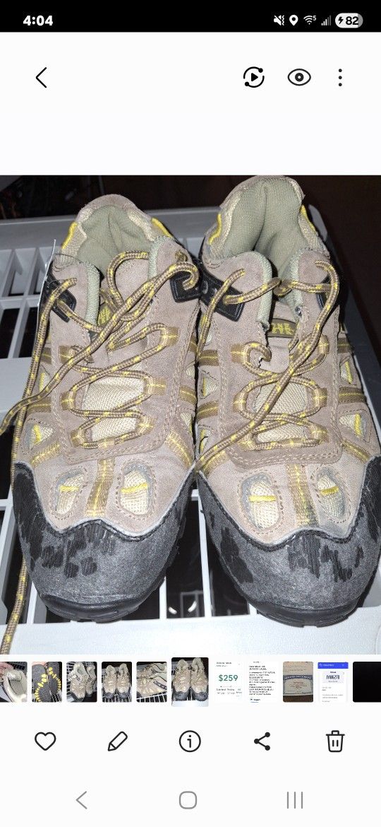 Mens Size 8.5 Hiking Boots 