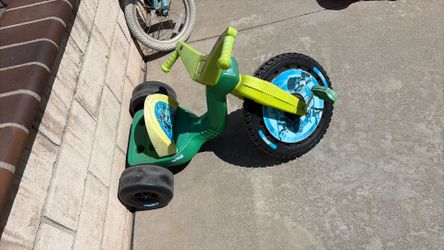 Big wheel toy bike adjustableseat